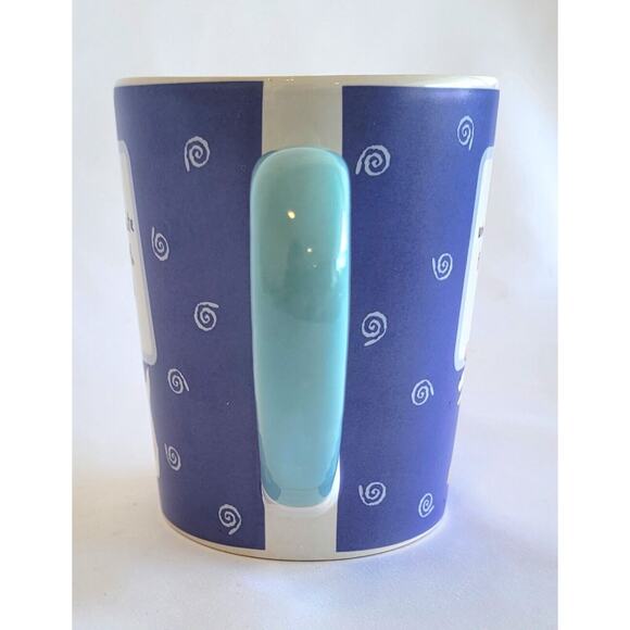 Enjoy Life Purple Dog Coffee Mug "Never underestimate the warmth of a cold nose" - Picture 4 of 8